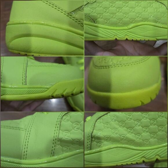 Zumba Energy Boss High Top Sneakers Yellow Green Unisex Size 9 (F021) - Picture 13 of 13